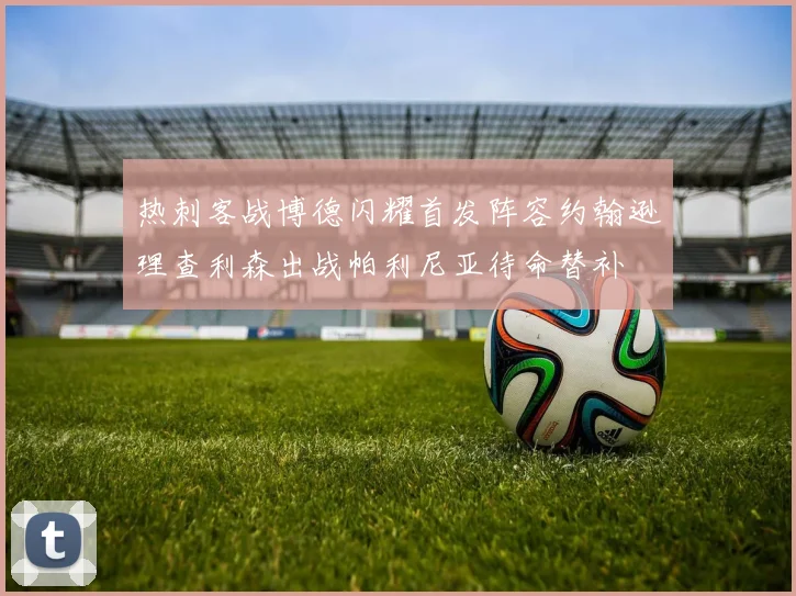 热刺客战博德闪耀首发阵容约翰逊理查利森出战帕利尼亚待命替补